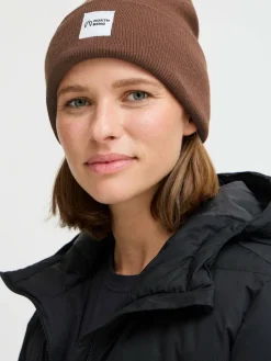 North Bend Mützen & Hüte*Unisex Strickmütze - NBLou braun bedruckt