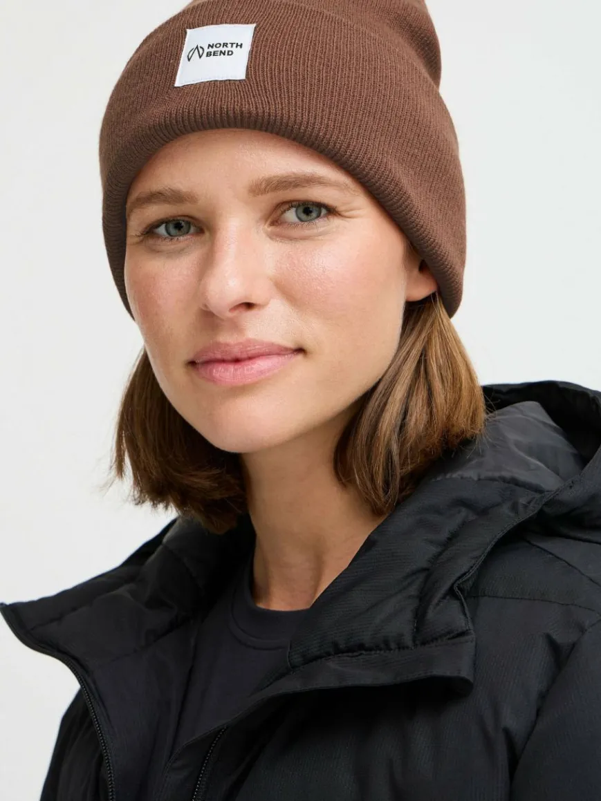 North Bend Mützen & Hüte*Unisex Strickmütze - NBLou braun bedruckt