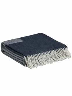 Gant Heimtextilien*Unisex Wohndecken 1er Pack blau uni