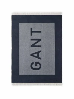Gant Heimtextilien*Unisex Wohndecken 1er Pack blau uni