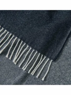 Gant Heimtextilien*Unisex Wohndecken 1er Pack blau uni